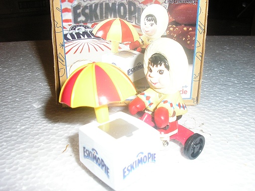 Eskimo Pie Boy on an Ice CreamTricycle - Click Image to Close